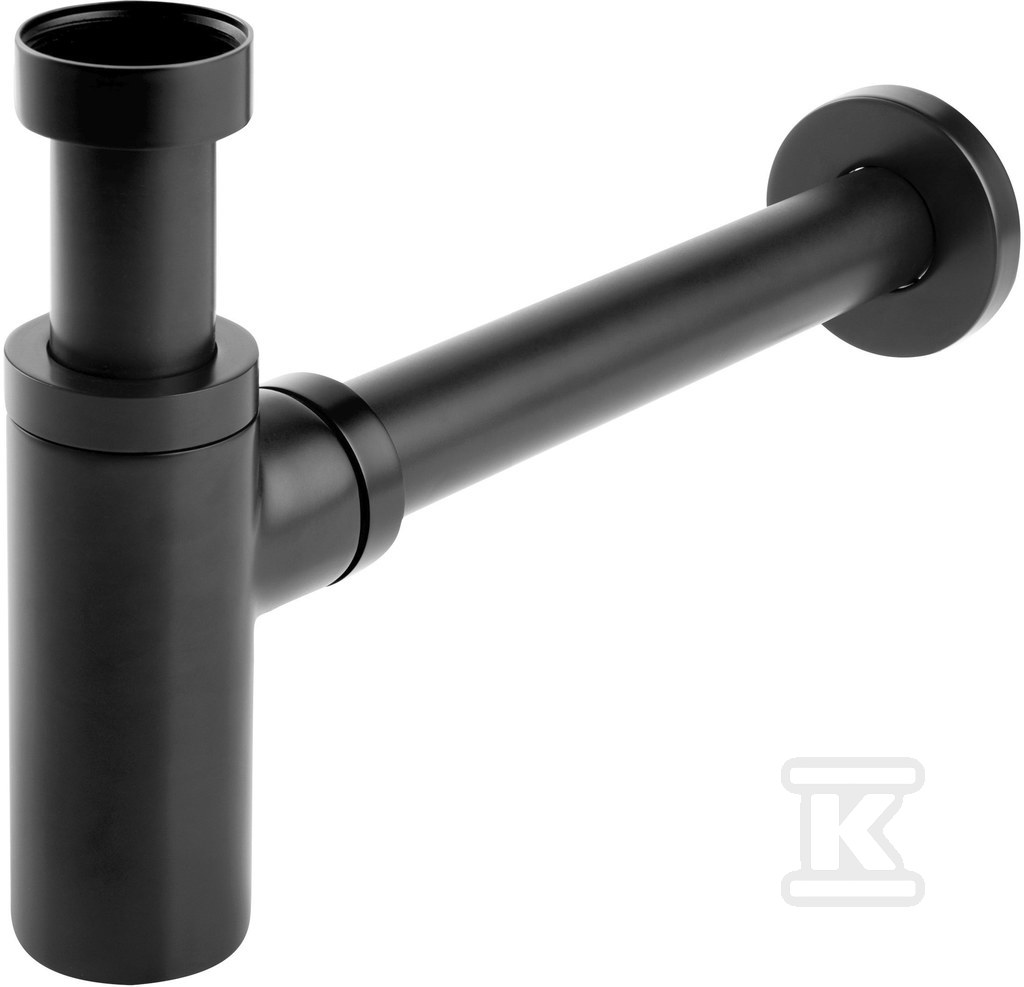 Syfon ROTONDO 5/4", czarny - S282-BL